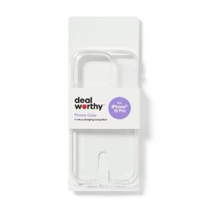 Dealworthy Clear Phone Case for iPhone 15 Pro